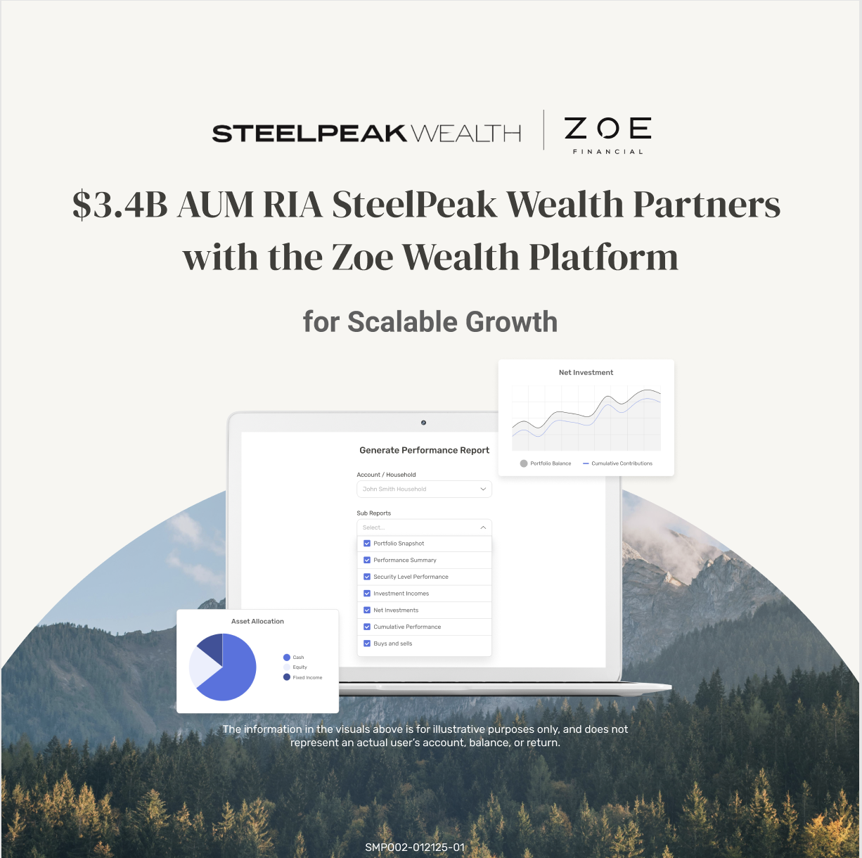 $3.4B AUM RIA SteelPeak Wealth Partners With Zoe Wealth Platform for Scalable Growth