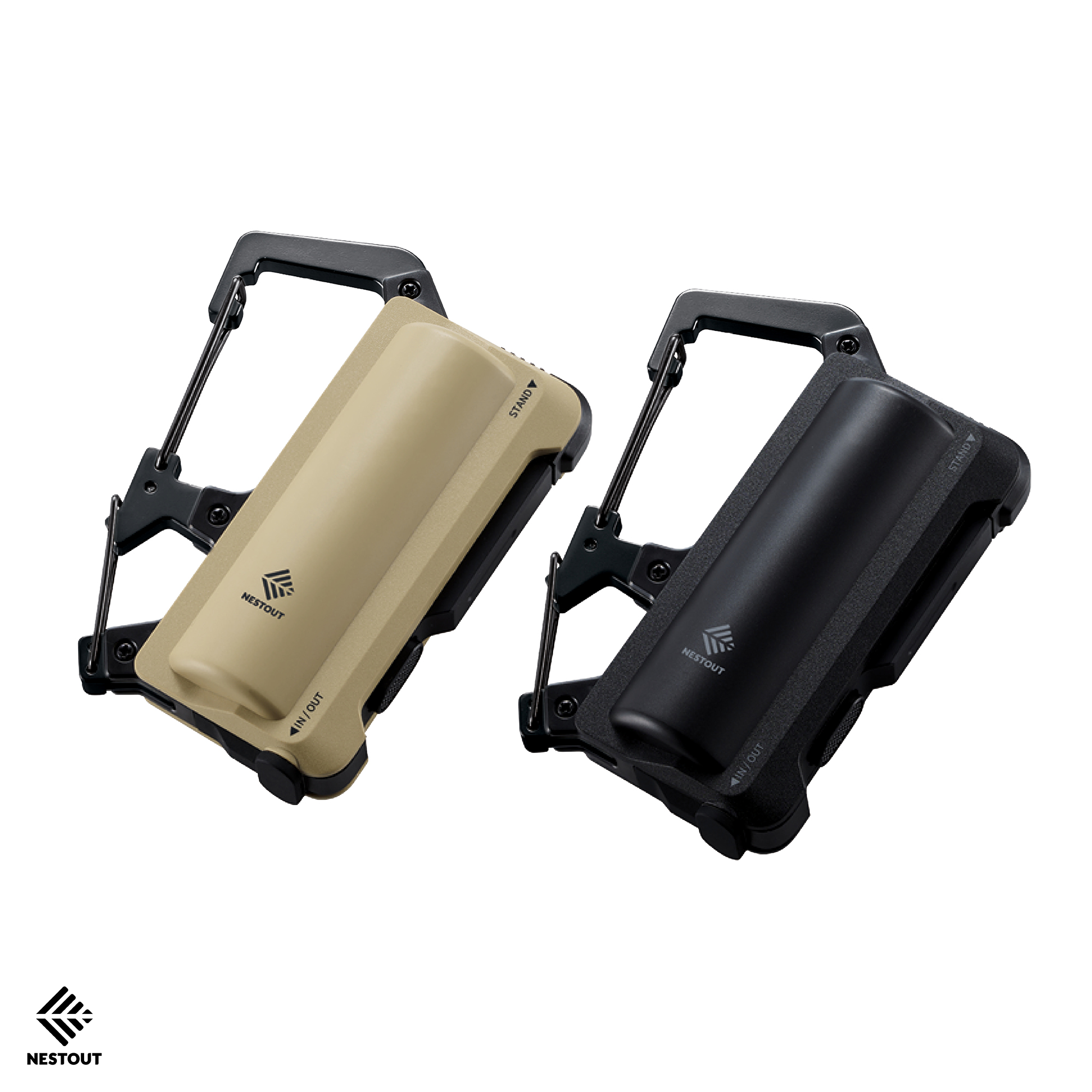 NESTOUT Carabiner 5000mAh Outdoor Power Bank Battery 