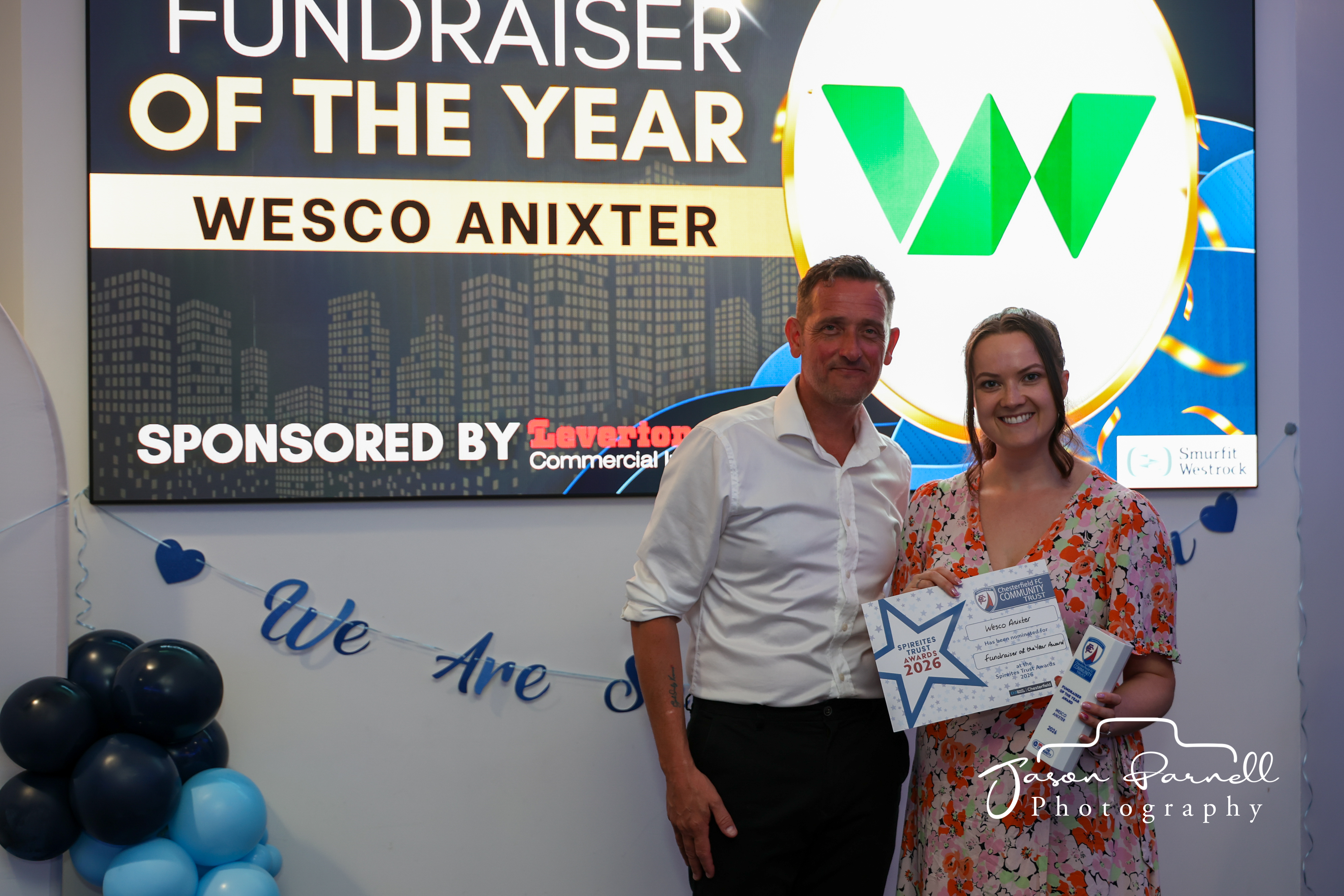 Wesco Anixter Recognized As Fundraiser of the Year Award Winner by Chesterfield FC Community Trust