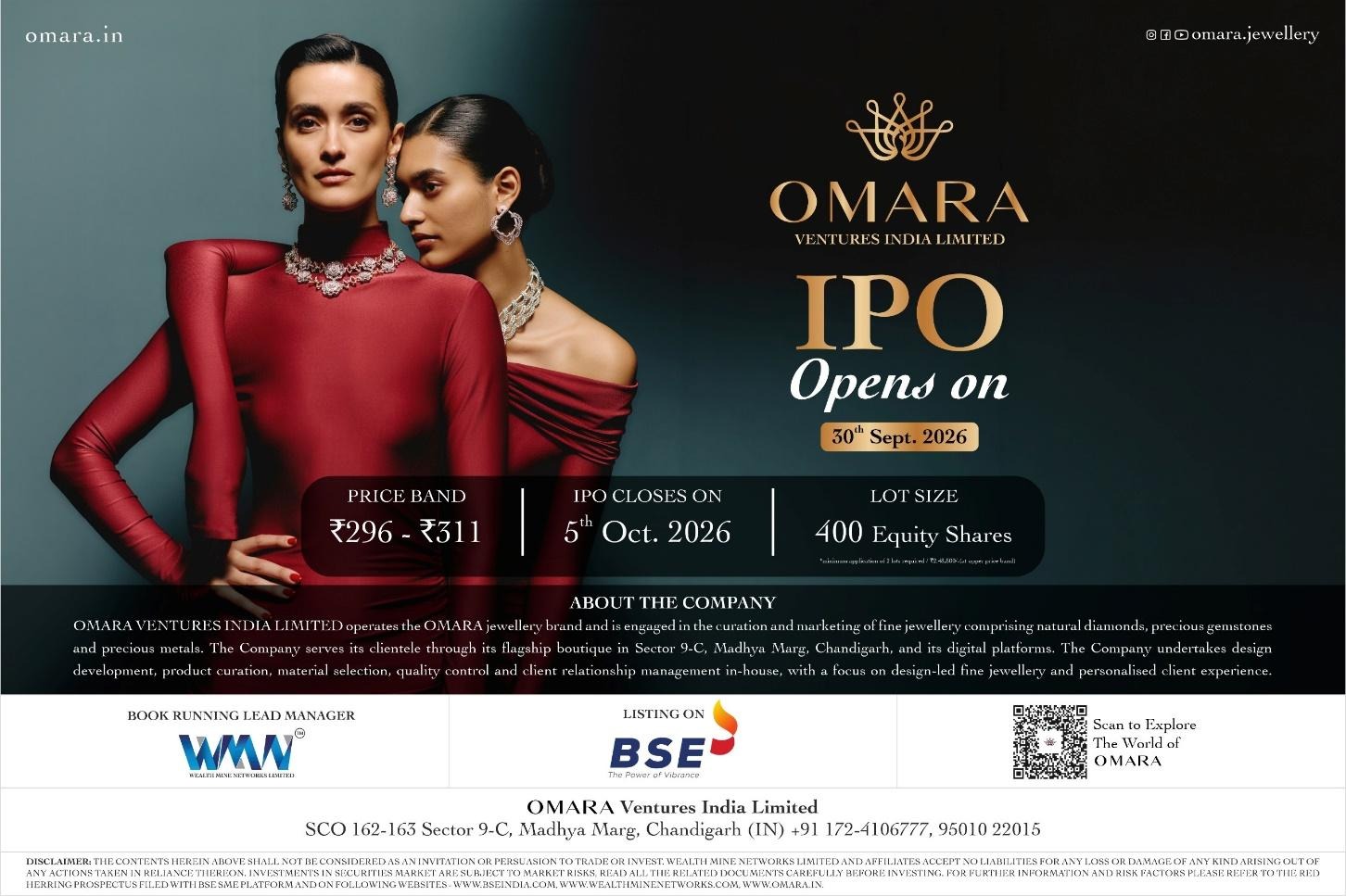 Omara Ventures India Builds Its Designer Jewellery Business Ahead of ₹41.99 Crore IPO